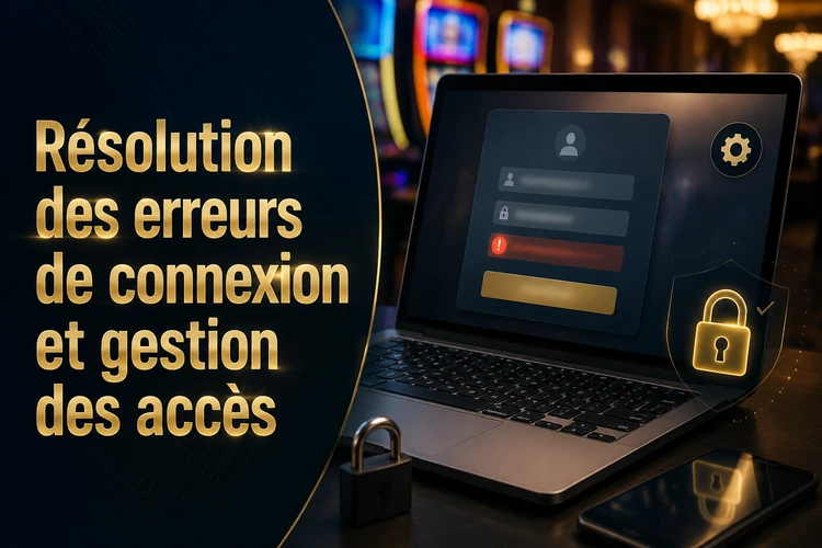 Résolution des erreurs de connexion et gestion des accès