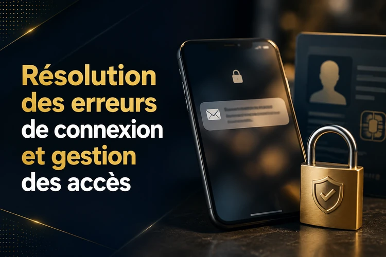 Résolution des erreurs de connexion et gestion des accès
