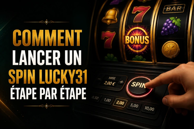 Comment lancer un spin lucky31 étape par étape