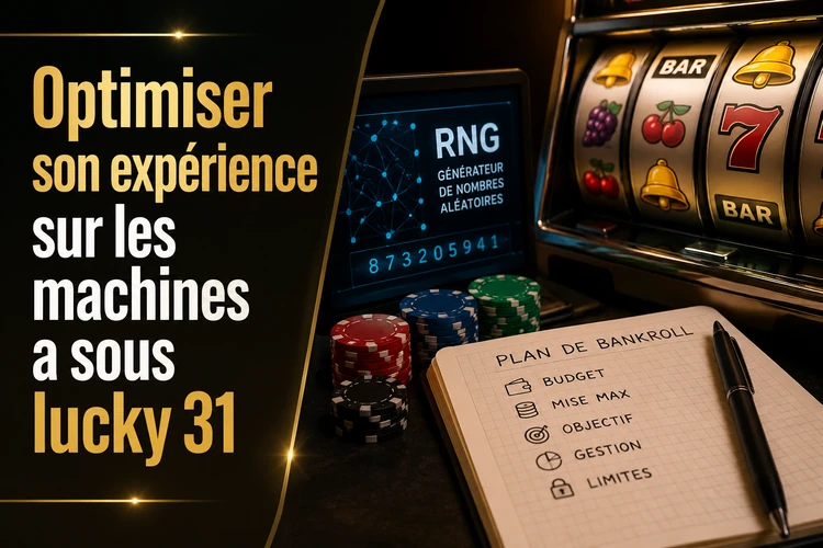 Optimiser son expérience sur les machines a sous lucky 31