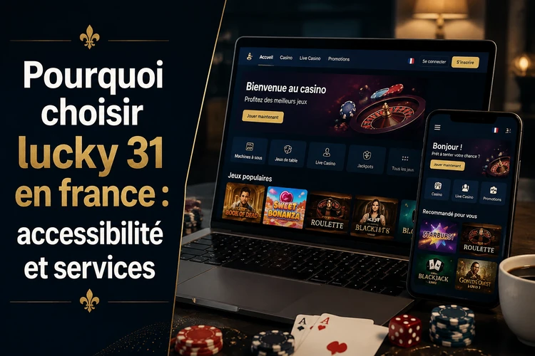 Pourquoi choisir lucky 31 en france: accessibilité et services