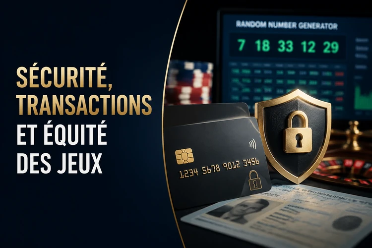 Sécurité, transactions et équité des jeux
