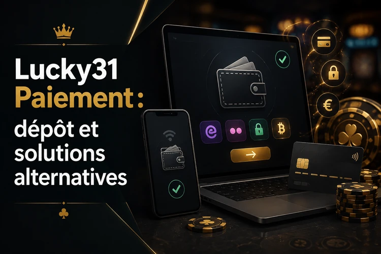 Lucky31 Paiement: Guide des méthodes de dépôt et des solutions alternatives