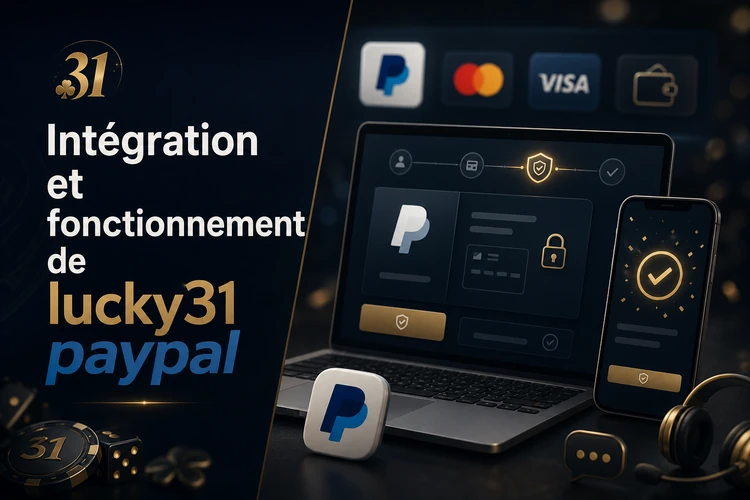 Intégration et fonctionnement de lucky31 paypal