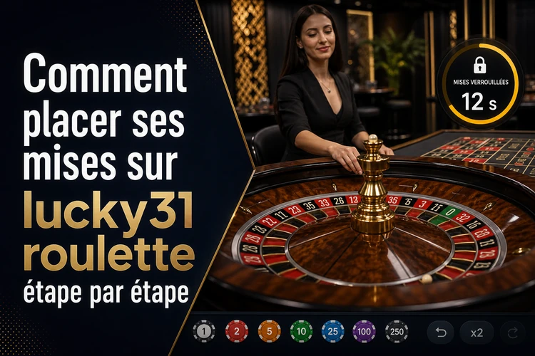 Comment placer ses mises sur lucky31 roulette étape par étape
